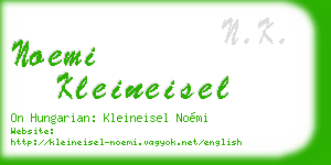 noemi kleineisel business card