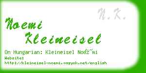 noemi kleineisel business card
